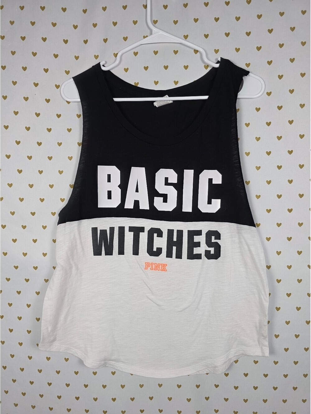 Victorias Secret PINK Basic Witches Halloween Tank Top medium